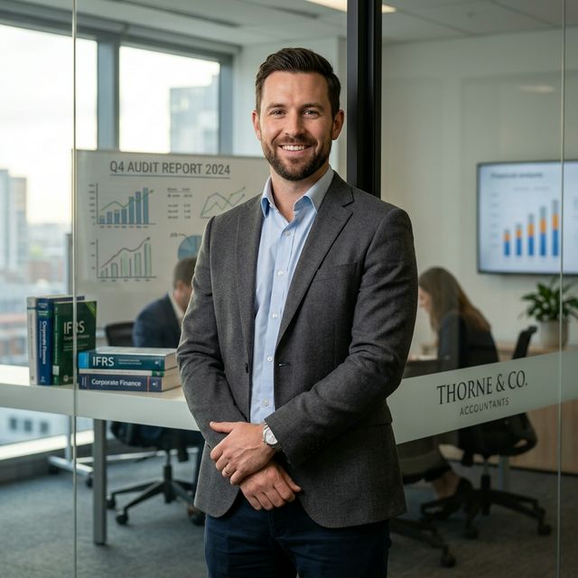 قالب بورتفوليو المحاسب القانوني والخبير المالي (Bilingual Accountant Portfolio)